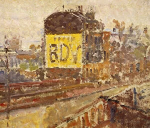 Images Dated 29th March 2012: Hampstead Road (B.D.V.), London, c.1910-11 (oil on canvas)