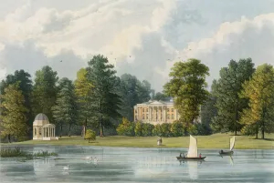 Hampton House, engraved by Richard Gilson Reeve (1803-89), published 1828 (colour litho) Hampton House, engraved by Richard Gilson Reeve (1803-89), published 1828 (colour litho)