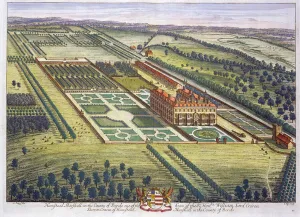 Hamstead Marshall in the county of Berkshire engraved by Johannes Kip (c Hamstead Marshall in the county of Berkshire engraved by Johannes Kip (c