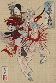 Hangaku Gozen, c.1885 (colour woodcut)