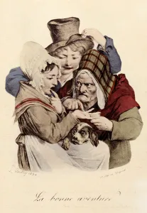 The Happy Adventure Engraving by Louis-Leopold Boilly (Louis Leopold Boilly, 1761-1845) The Happy Adventure Engraving by Louis-Leopold Boilly (Louis Leopold Boilly, 1761-1845)
