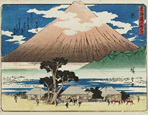 Fuji Gallery: Hara, 1840-42 (woodblock print, with bokashi)