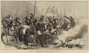 Battle Of Agincourt Gallery: Hark! Our Steeds for Present Service Neigh (engraving)