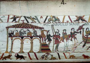 Harold is sent by the King of England Edward the Confessor to Normandy to inform Duke Harold is sent by the King of England Edward the Confessor to Normandy to inform Duke
