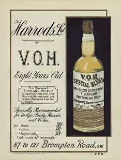 Harrods Highland Whisky (litho)