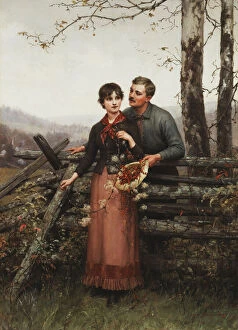 Images Dated 28th December 2012: A Hatful of Bittersweet, 1877 (oil on canvas)