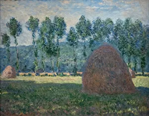 Haystack near Giverny, 1884-1889 ( Oil on canvas)