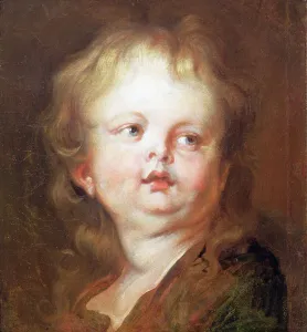 Painte Gallery: Head of a boy (oil on canvas)