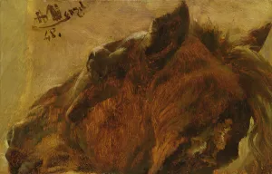 Head of a Dead Horse, 1848 (oil on paper mounted on canvas) Head of a Dead Horse, 1848 (oil on paper mounted on canvas)