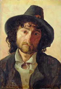 Head of a Man, 1841 (oil on paper laid down on board) Head of a Man, 1841 (oil on paper laid down on board)