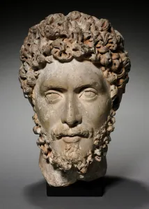 Head of a Noble or Official, 175-200 (marble) Head of a Noble or Official, 175-200 (marble)