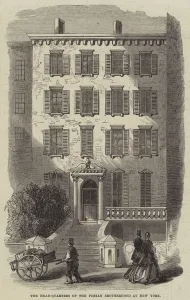 The Head-Quarters of the Fenian Brotherhood at New York (engraving) The Head-Quarters of the Fenian Brotherhood at New York (engraving)