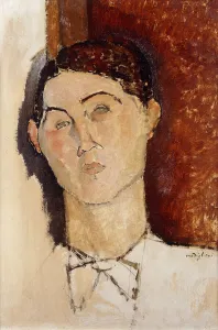 Head of a Young Man; Tete de Jeune Homme, c.1916 (oil and pencil on board) Head of a Young Man; Tete de Jeune Homme, c.1916 (oil and pencil on board)