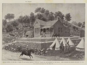 Headquarters of General Sir G White at Ladysmith, showing 'Dug-Out" Headquarters of General Sir G White at Ladysmith, showing 'Dug-Out"