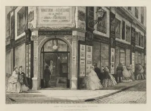 Headquarters of the Societe des Aqua-Fortistes, 1864 (etching) Headquarters of the Societe des Aqua-Fortistes, 1864 (etching)