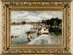 Henley Regatta, 1881 (oil on canvas) Henley Regatta, 1881 (oil on canvas)