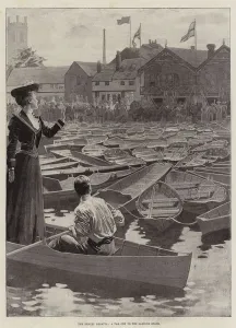 Amedee (after) Forestier Gallery: The Henley Regatta, a Far Cry to the Landing Stage (litho)