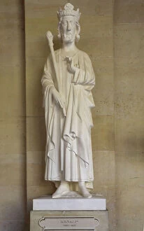 Medieval Period Collection: Henri I, King of France, 1837 (plaster sculpture)