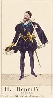 Henri IV, ALPHABET OF THE HISTORY OF FRANCE, circa 1830 (engraving)
