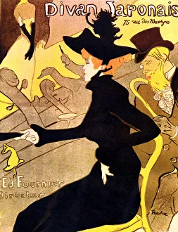 Henri de Toulouse-Lautrec 1864 - 1901, French painter, Divan Japonais 1892-3 Henri de Toulouse-Lautrec 1864 - 1901, French painter, Divan Japonais 1892-3