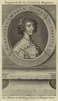 Henrietta Maria, Queen of Charles I (engraving)