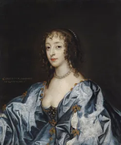 Henriette Marie de France - Portrait of Queen Henrietta Maria of France (1609-1669 Henriette Marie de France - Portrait of Queen Henrietta Maria of France (1609-1669