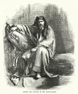 Henry the Fourth in his bedchamber (engraving)