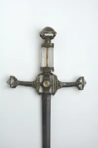 Henry VIII's Sword of State (metal & crystal) (detail of 114276) Henry VIII's Sword of State (metal & crystal) (detail of 114276)