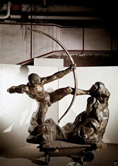 Heracles the archer. 1909 (gilded bronze sculpture) Heracles the archer. 1909 (gilded bronze sculpture)
