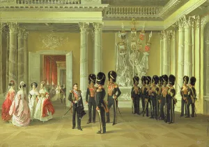 The Heraldic Hall in the Winter Palace, St Petersburg, 1838 (oil on canvas) The Heraldic Hall in the Winter Palace, St Petersburg, 1838 (oil on canvas)
