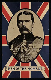 Herbert Kitchener, 1st Earl Kitchener, British Field Marshal and Secretary of State for War, 1914-1916 (colour litho) Herbert Kitchener, 1st Earl Kitchener, British Field Marshal and Secretary of State for War, 1914-1916 (colour litho)