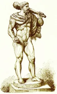 Hercules, illustration from History of Rome by Victor Duruy, published 1884 (digitally enhanced image) Hercules, illustration from History of Rome by Victor Duruy, published 1884 (digitally enhanced image)
