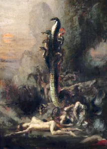 Hercules and the Lernaean Hydra, after Gustave Moreau, c Hercules and the Lernaean Hydra, after Gustave Moreau, c
