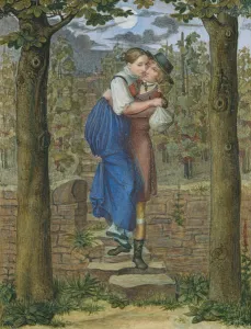 Hermann and Dorothea, 1828 (gouache on paper) Hermann and Dorothea, 1828 (gouache on paper)