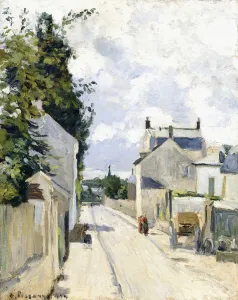 Hermitage Street, Pontoise, 1874 (oil on canvas) Hermitage Street, Pontoise, 1874 (oil on canvas)