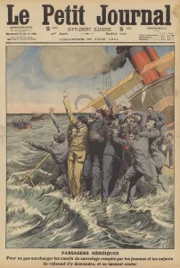 Heroic passengers (colour litho) Heroic passengers (colour litho)