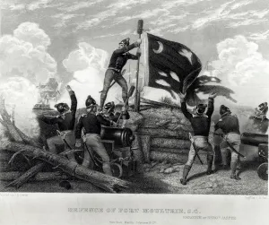 The Heroism of Sergeant William Jasper in Defence of Fort Moultrie, South Carolina The Heroism of Sergeant William Jasper in Defence of Fort Moultrie, South Carolina