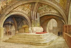 High Altar over the Tomb of Francis of Assisi, 1909 (w / c on paper)