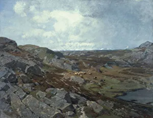 High mountain landscape, Munchen, 1885 (oil on canvas) High mountain landscape, Munchen, 1885 (oil on canvas)