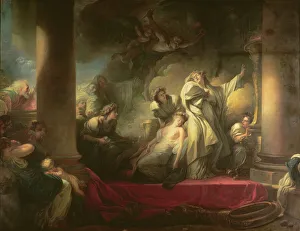 High Priest Coresus Sacrificing Himself to Save Callirhoe High Priest Coresus Sacrificing Himself to Save Callirhoe
