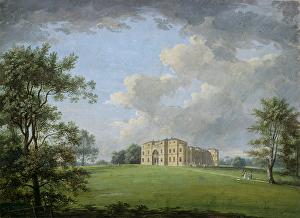 Highcliffe, near Christchurch, from the Park, with a Group of Figures Highcliffe, near Christchurch, from the Park, with a Group of Figures