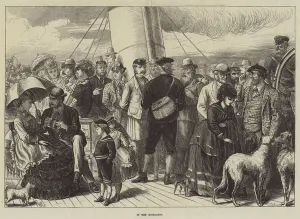 Sea Travel Gallery: In the Highlands (engraving)