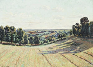 Hilly Landscape in La Creuse, c.1900 (oil on canvas)