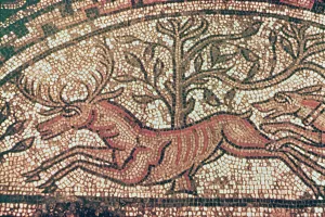 Hinton St. Mary pavement (detail) c.350 AD (mosaic) Hinton St. Mary pavement (detail) c.350 AD (mosaic)