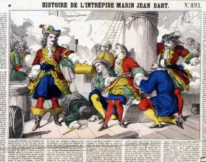 History of the fearless sailor Jean Bart - imagery of Epinal, sd. 19th century History of the fearless sailor Jean Bart - imagery of Epinal, sd. 19th century