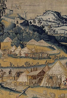Decorative Arts Gallery: The History of Hannibal, c.1570 (tapestry)