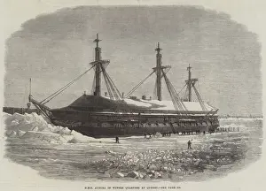 HMS Aurora in Winter Quarters at Quebec (engraving) HMS Aurora in Winter Quarters at Quebec (engraving)