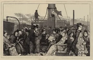 Sea Travel Gallery: Holiday Time Afloat (engraving)