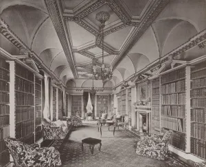 Holkham Hall, Norfolk, the Library (b/w photo) Holkham Hall, Norfolk, the Library (b/w photo)