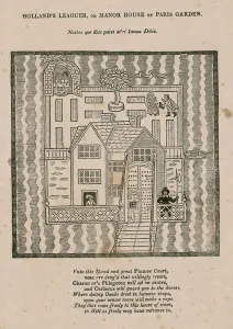 Holland's Leaguer or Manor House of Paris Garden, London (engraving) Holland's Leaguer or Manor House of Paris Garden, London (engraving)